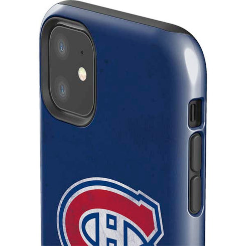 NHL Montreal Canadiens Distressed iPhone 11 Impact Case