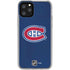 NHL Montreal Canadiens Distressed iPhone 11 Pro Clear Case