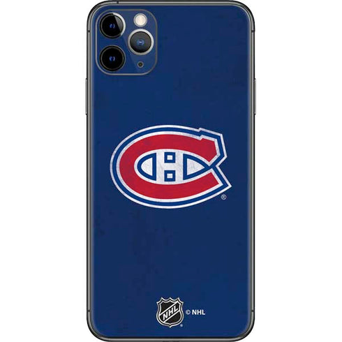 NHL Montreal Canadiens Distressed iPhone 11 Pro Max Skin