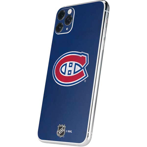 NHL Montreal Canadiens Distressed iPhone 11 Pro Max Skin
