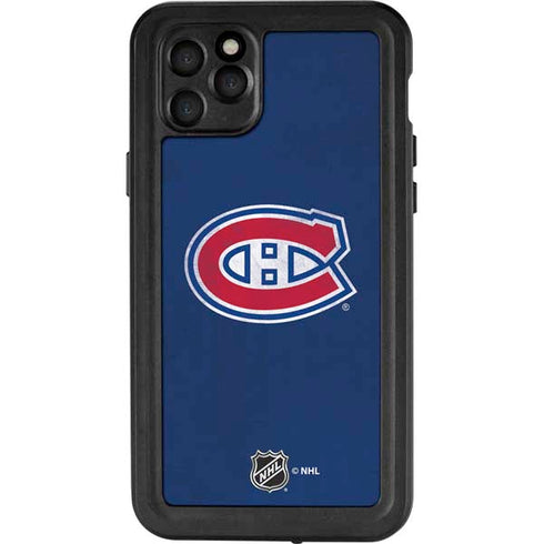NHL Montreal Canadiens Distressed iPhone 11 Pro Max Waterproof Case