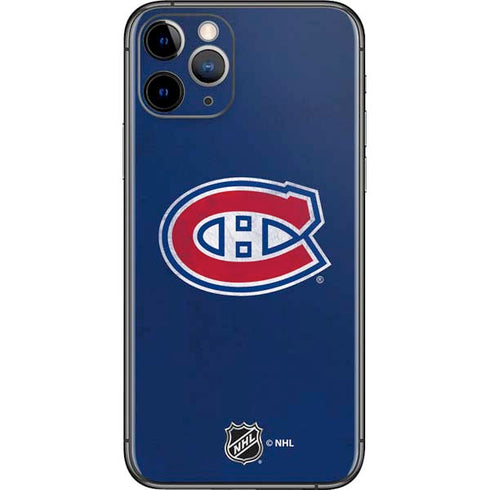NHL Montreal Canadiens Distressed iPhone 11 Pro Skin