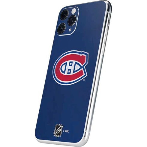 NHL Montreal Canadiens Distressed iPhone 11 Pro Skin