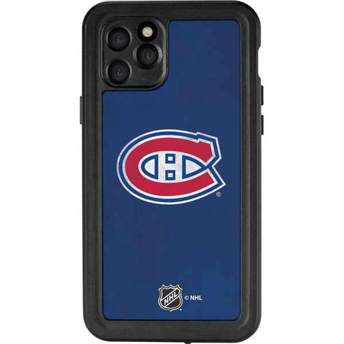 NHL Montreal Canadiens Distressed iPhone 11 Pro Waterproof Case