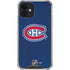 NHL Montreal Canadiens Distressed iPhone 12 Clear Case