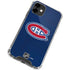 NHL Montreal Canadiens Distressed iPhone 12 Clear Case