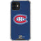 NHL Montreal Canadiens Distressed iPhone 12 Mini Clear Case