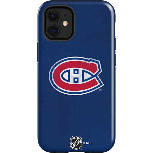 NHL Montreal Canadiens Distressed iPhone 12 Mini Impact Case