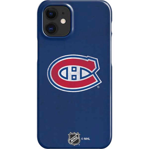 NHL Montreal Canadiens Distressed iPhone 12 Mini Lite Case