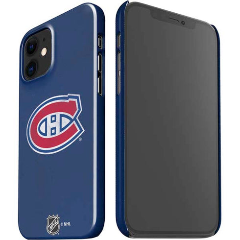 NHL Montreal Canadiens Distressed iPhone 12 Mini Lite Case