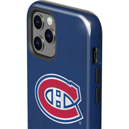 NHL Montreal Canadiens Distressed iPhone 12 Pro Impact Case
