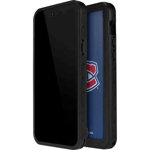NHL Montreal Canadiens Distressed iPhone 12 Pro Max Waterproof Case