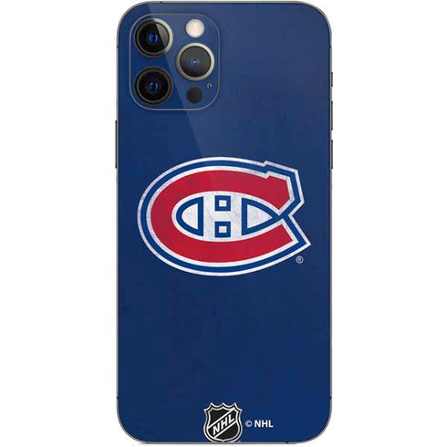 NHL Montreal Canadiens Distressed iPhone 12 Pro Skin