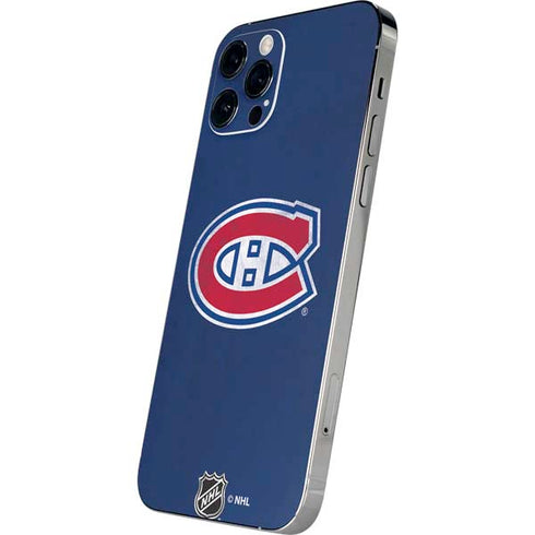 NHL Montreal Canadiens Distressed iPhone 12 Pro Skin