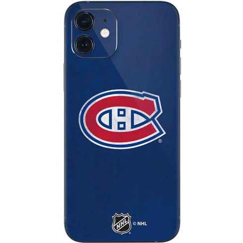 NHL Montreal Canadiens Distressed iPhone 12 Skin