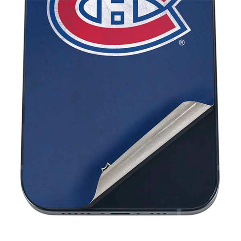 NHL Montreal Canadiens Distressed iPhone 12 Skin