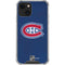 NHL Montreal Canadiens Distressed iPhone 13 Clear Case