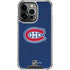 NHL Montreal Canadiens Distressed iPhone 13 Pro Clear Case