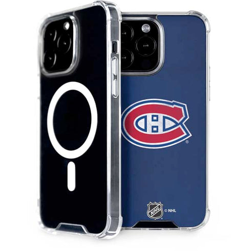NHL Montreal Canadiens Distressed iPhone 13 Pro Max MagSafe Case