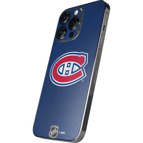 NHL Montreal Canadiens Distressed iPhone 13 Pro Max Skin