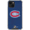 NHL Montreal Canadiens Distressed iPhone 14 Plus Clear Case