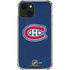 NHL Montreal Canadiens Distressed iPhone 14 Plus Clear Case