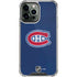 NHL Montreal Canadiens Distressed iPhone 15 Pro Max Clear Case