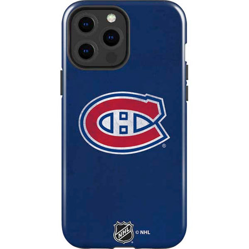 NHL Montreal Canadiens Distressed iPhone 15 Pro Max Impact Case