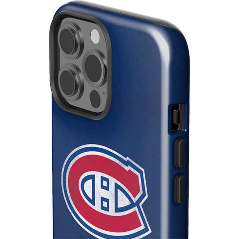 NHL Montreal Canadiens Distressed iPhone 15 Pro Max Impact Case