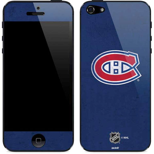 NHL Montreal Canadiens Distressed iPhone 5/5s/5SE Skin