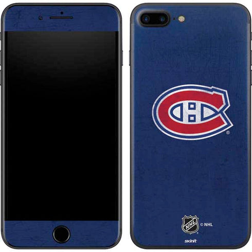 NHL Montreal Canadiens Distressed iPhone 8 Plus Skin