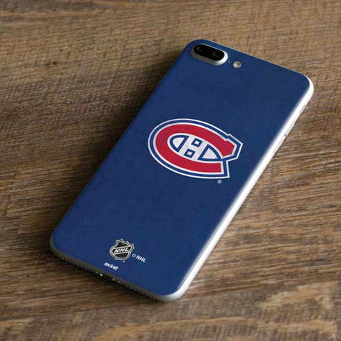 NHL Montreal Canadiens Distressed iPhone 8 Plus Skin