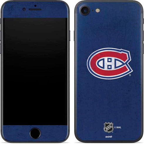NHL Montreal Canadiens Distressed iPhone 8 Skin