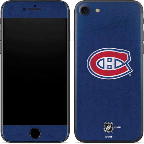 NHL Montreal Canadiens Distressed iPhone SE (2nd & 3rd Gen) Skin