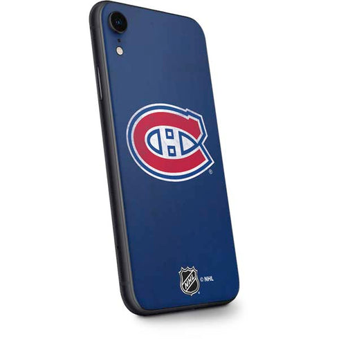 NHL Montreal Canadiens Distressed iPhone XR Skin