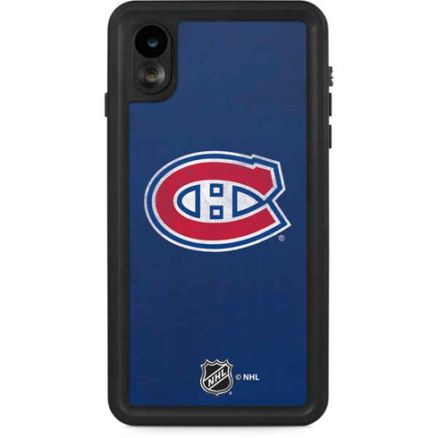 NHL Montreal Canadiens Distressed iPhone XR Waterproof Case