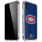 NHL Montreal Canadiens Distressed iPhone XS Max Clear Case