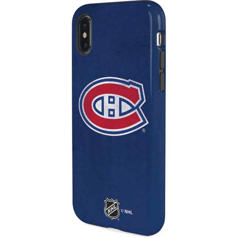 NHL Montreal Canadiens Distressed iPhone XS Pro Case