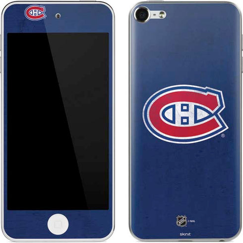 NHL Montreal Canadiens Distressed Apple iPod Skin