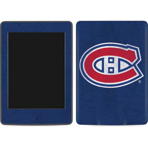 NHL Montreal Canadiens Distressed Amazon Kindle Skin