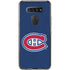 NHL Montreal Canadiens Distressed LG K51/Q51 Clear Case