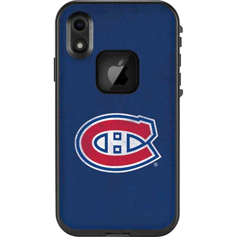 NHL Montreal Canadiens Distressed LifeProof Fre iPhone Skin
