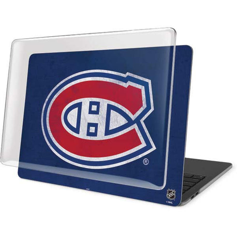 NHL Montreal Canadiens Distressed MacBook Pro 16in (2019-20) Case plus Skin