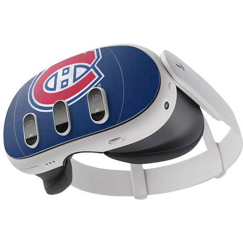 NHL Montreal Canadiens Distressed Meta Quest 3 Skin