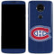 NHL Montreal Canadiens Distressed Moto E5 Plus Skin