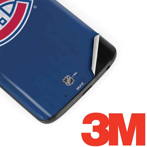 NHL Montreal Canadiens Distressed Moto G6 Skin