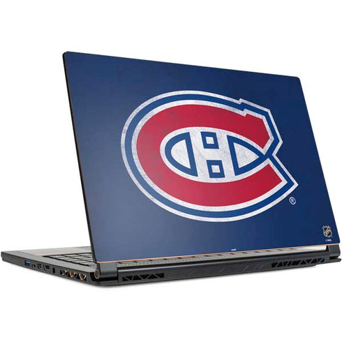 NHL Montreal Canadiens Distressed MSI GS65 Stealth Laptop Skin