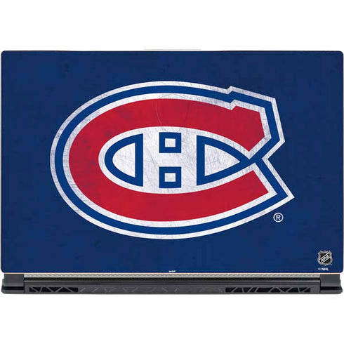 NHL Montreal Canadiens Distressed MSI GS65 Stealth Laptop Skin