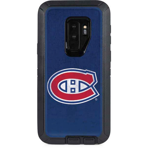 NHL Montreal Canadiens Distressed Otterbox Defender Galaxy Skin