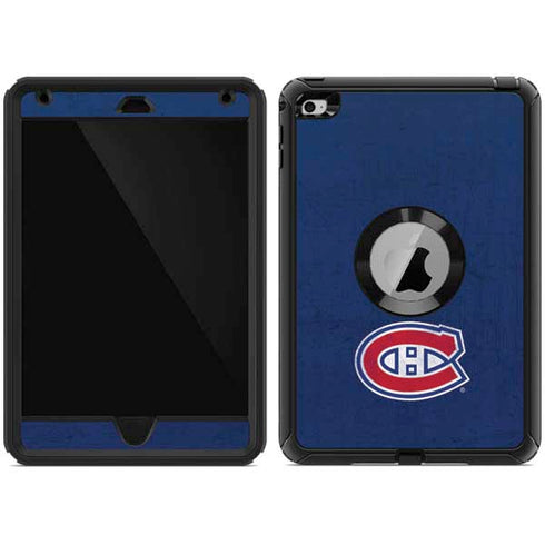 NHL Montreal Canadiens Distressed Otterbox Defender iPad Skin